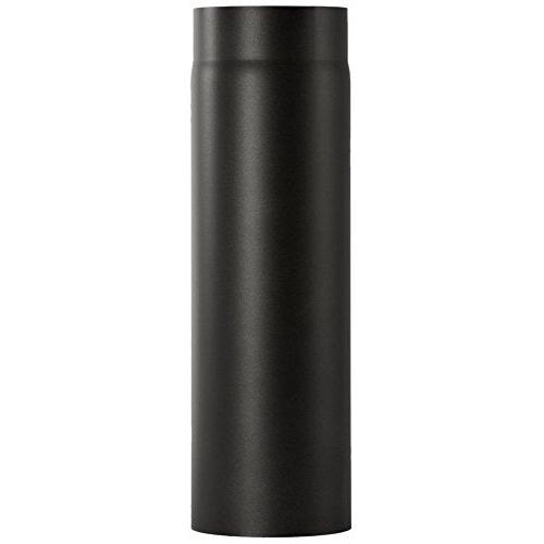 Bertrams, Haardaccessoires, Kachelpijp 130 mm senotherm gelakt zwart metallic 0,5 m
