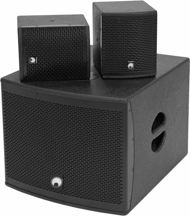 Omnitronic Molly-12A Actieve PA Luidsprekerset incl. Subwoofer, Bluetooth (Actief)