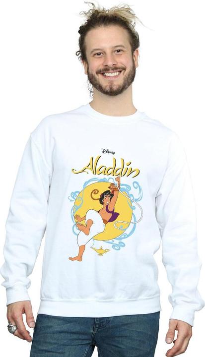 Actual product image Disney Mens Aladdin Rope Swing Sweatshirt (S)