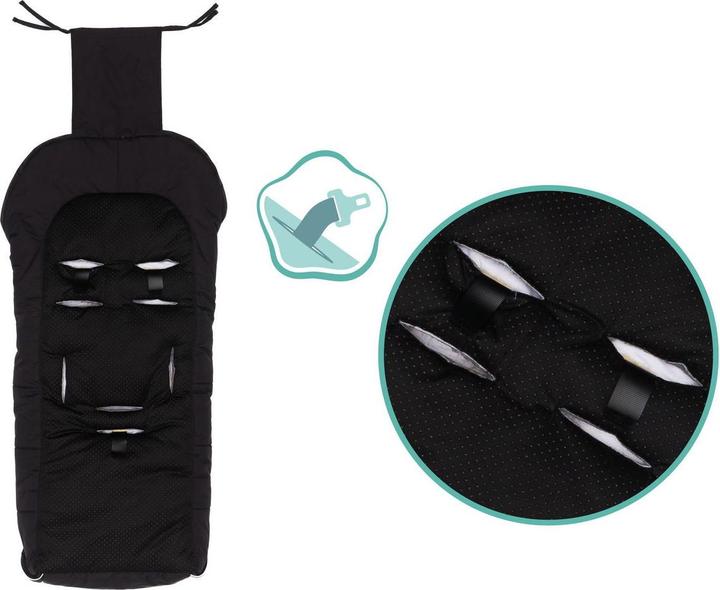Image du produit Fillikid Fusssäcke für Kinderwagen & Buggys Fleece-Fusssack Nanga mit Lammfellauflage