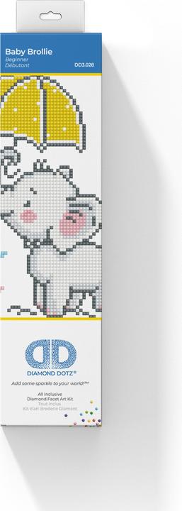 Image du produit Diamond Dotz Diamond Painting Bébé éléphant
