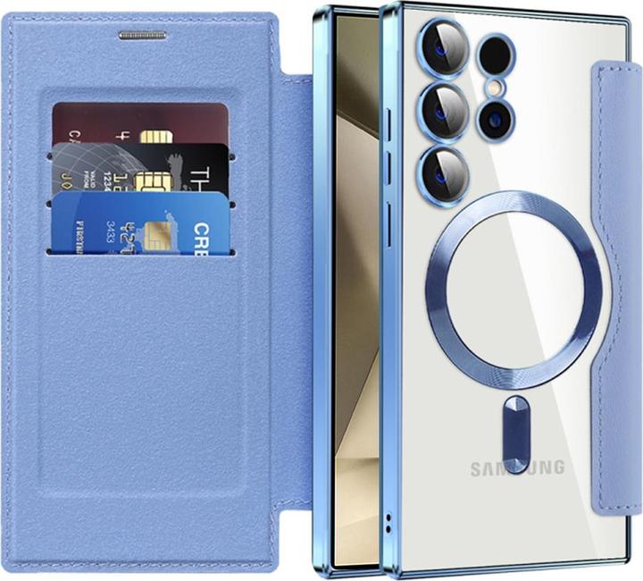 Produktbild Techsuit - SmartMag Book Case - Samsung Galaxy S24 Ultra - Light Blue (Samsung Galaxy S24 Ultra)