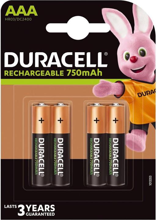 Produktbild Duracell Recharge Plus (1 Stk., AAA, 750 mAh)