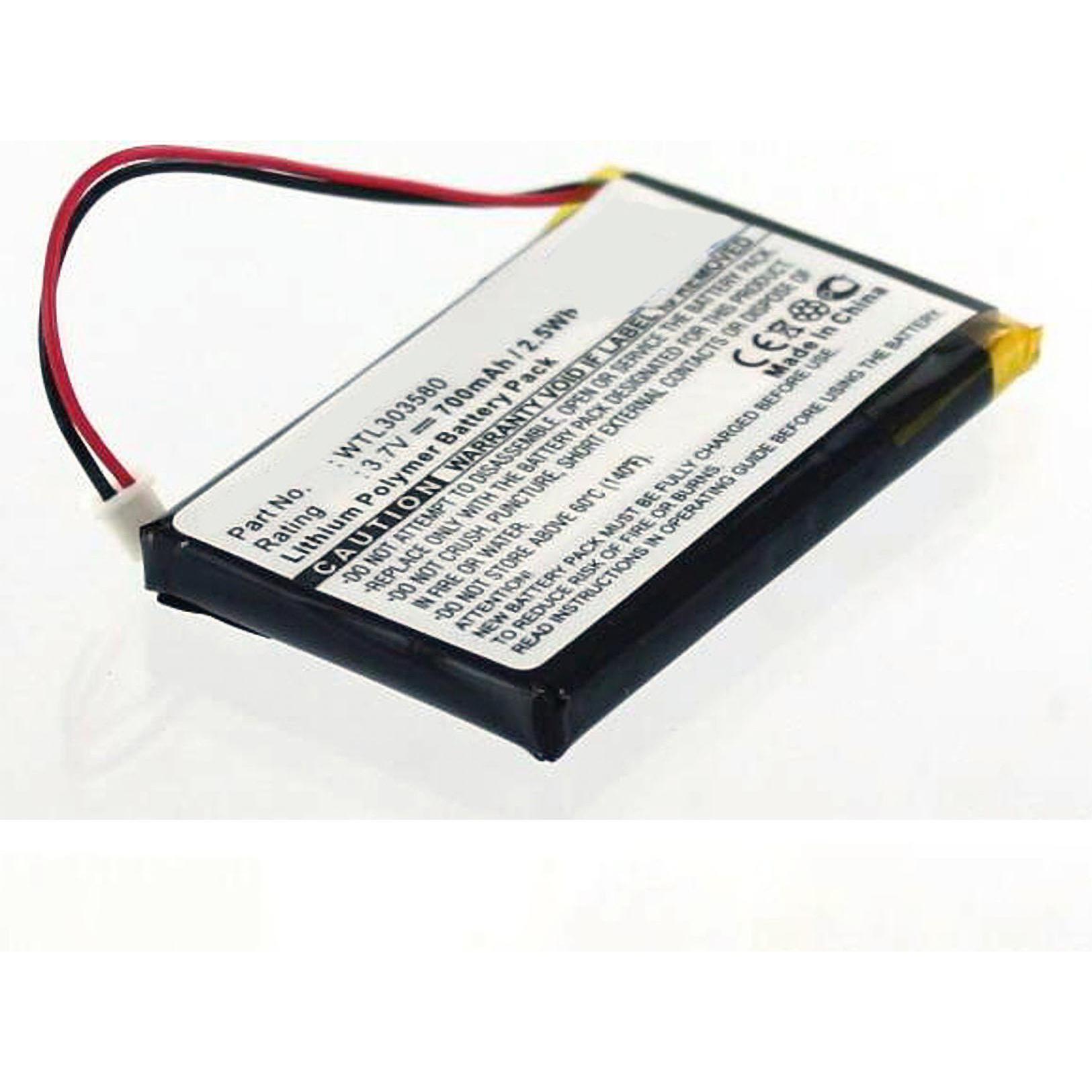 AGI, Fahrzeug Navigation Zubehör, 10467 - Akku - NavGear - Schwarz - Lithium Polymer (LiPo) - 700 mAh - 3,7 V