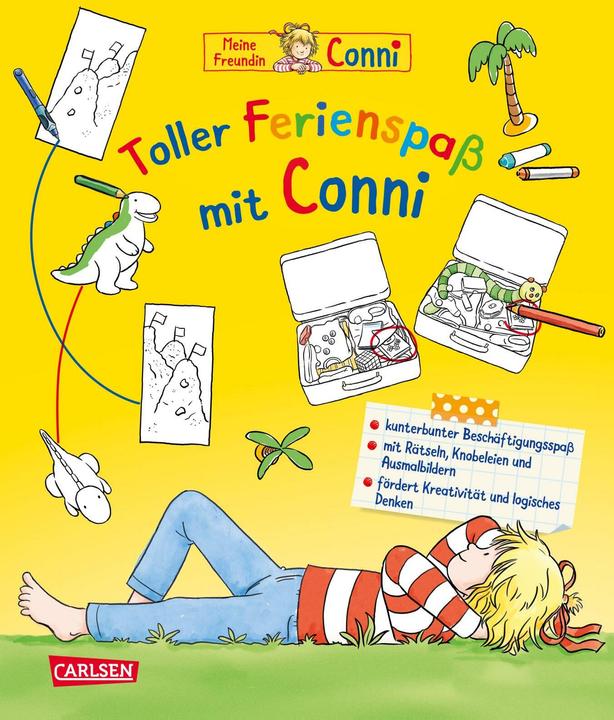 Productafbeelding Conni Gelbe Reihe (Beschäftigungsbuch): Mein kunterbunter Mitmach-Koffer für unterwegs (Buch-Set