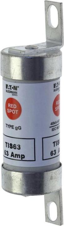 Image du produit Eaton Cartouche fusible, basse tension, 63 A, AC 660 V, DC 460 V, 80 kA, BS88/A3, 22 x 86 mm, gL/gG, BS T (Microfusible, 63 A)