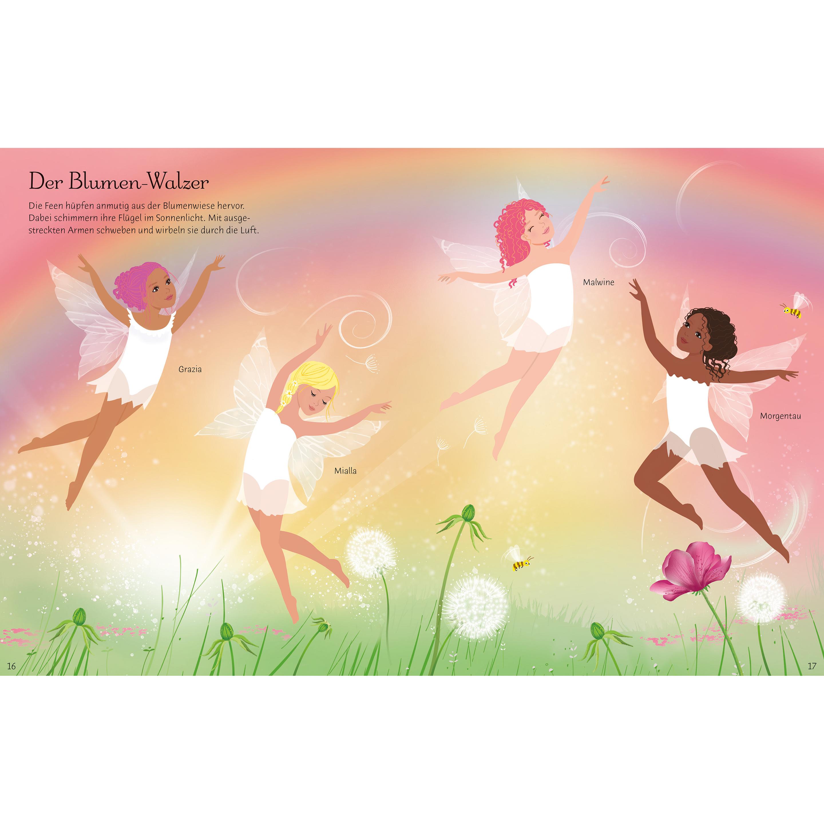 Thumbnail - Usborne Publishing, Sticker, Mein grosses Anziehpuppen-Stickerbuch: Feen-Ballett und Tanzende Feen