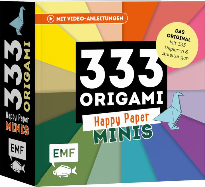 333 Origami Minis - Happy Paper - Dein dekorativer Wendeblock zum kreativen Falten & Notieren (704 x)