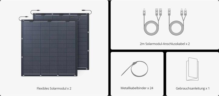 Actual product image Zendure Flexible solar panel (210 W, 4.50 kg)