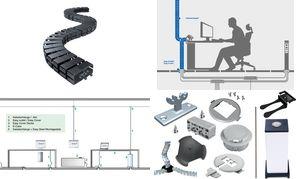 Actual product image Bachmann Cable snake Cube silver (930.059) (Cable bridge, 100 cm)