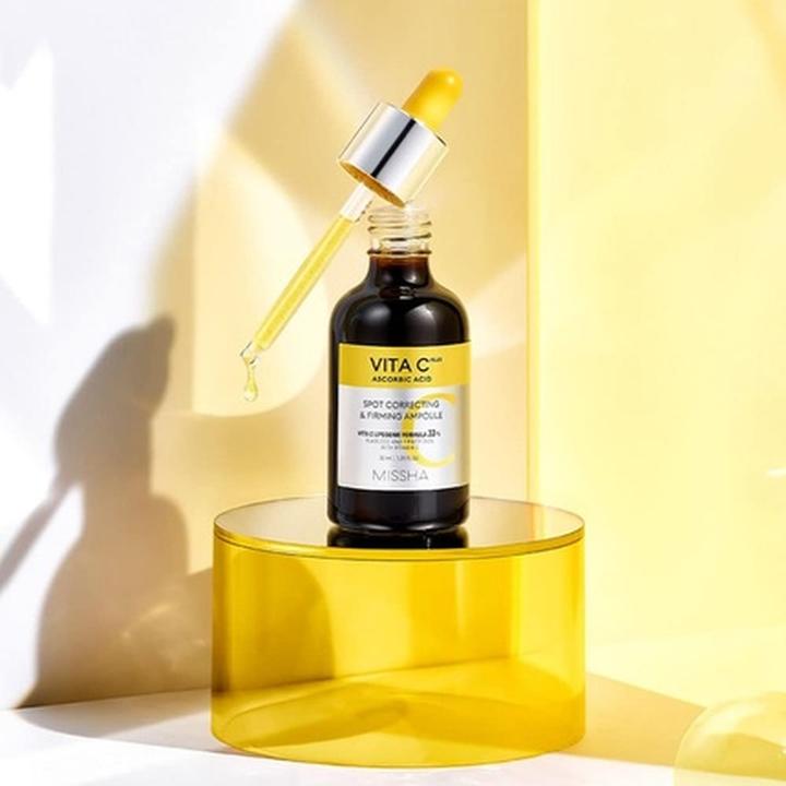 Actual product image Missha MISSHA Vita C Plus Spot Correcting Firming Ampoule ampułka do twarzy 30ml (30 ml)