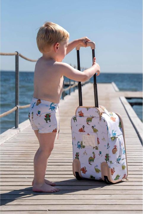 Actual product image Filibabba Suitcase - Dino Beach (18 l)