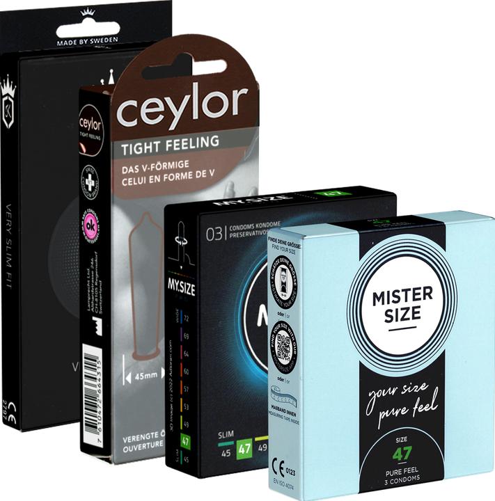 Kondomotheke A4 Special Tight Pack - 4x tighter condoms (18 pcs.)