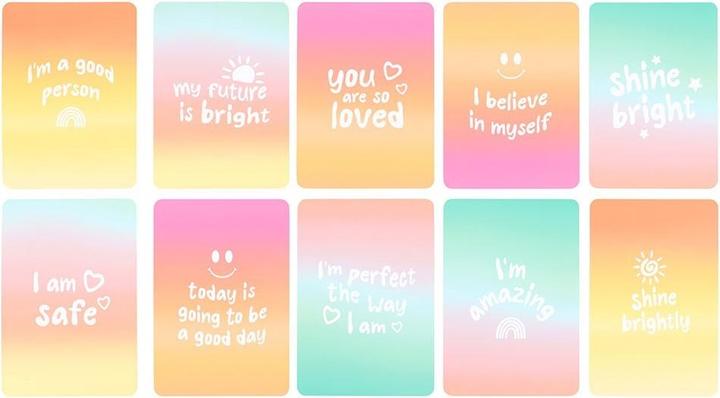 Produktbild Something Different Affirmationskarten Mindful Moments 10erPack