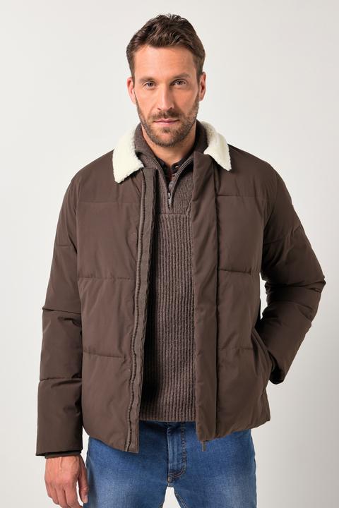 Actual product image JP1880 jacket, teddy collar, warm lining, zip pockets, up to 7 XL (XL)