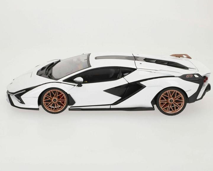Image du produit Bburago Lamborghini Sian FKP 37 1/18 blanc/noir