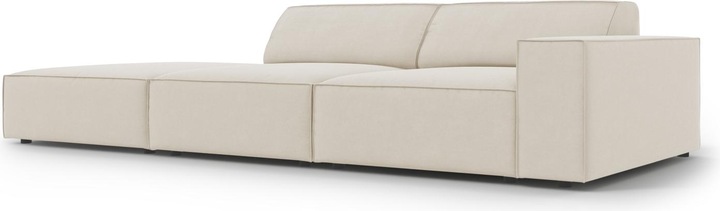 Actual product image Micadoni Left Velvet Sofa, "Jodie", 3 Seats, 262x102x70Made in Europe (4-seater, 2 person sofa, 3-seater)
