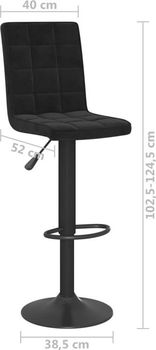 Actual product image vidaXL Barhocker