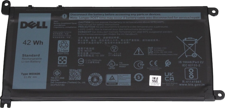 Dell WDX0R (3 Cells, 3500 mAh)
