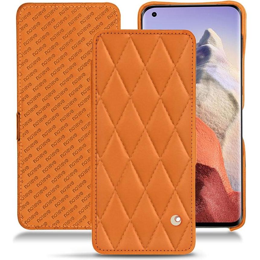 Thumbnail - Noreve Lederschutzhülle horizontal (Xiaomi Mi 11 Ultra), Smartphone Hülle, Orange