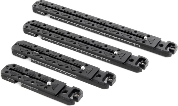 3 Legged Thing QR Ultra 200mm x 38mm Arca Compatible Long Plate Darkness/Matte Black