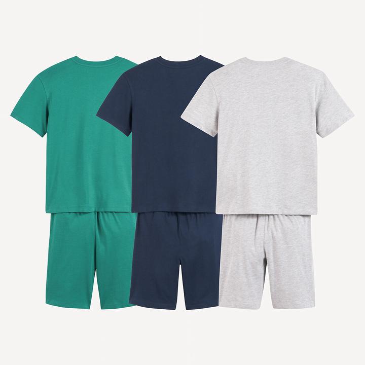 Produktbild La Redoute Collections 3er-Pack Pyjashorts aus Baumwolle (116)