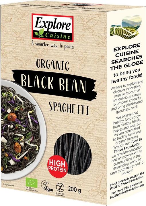 Produktbild Explore Cuisine Spaghetti aus Schwarzen Bohnen Bio (200 g)
