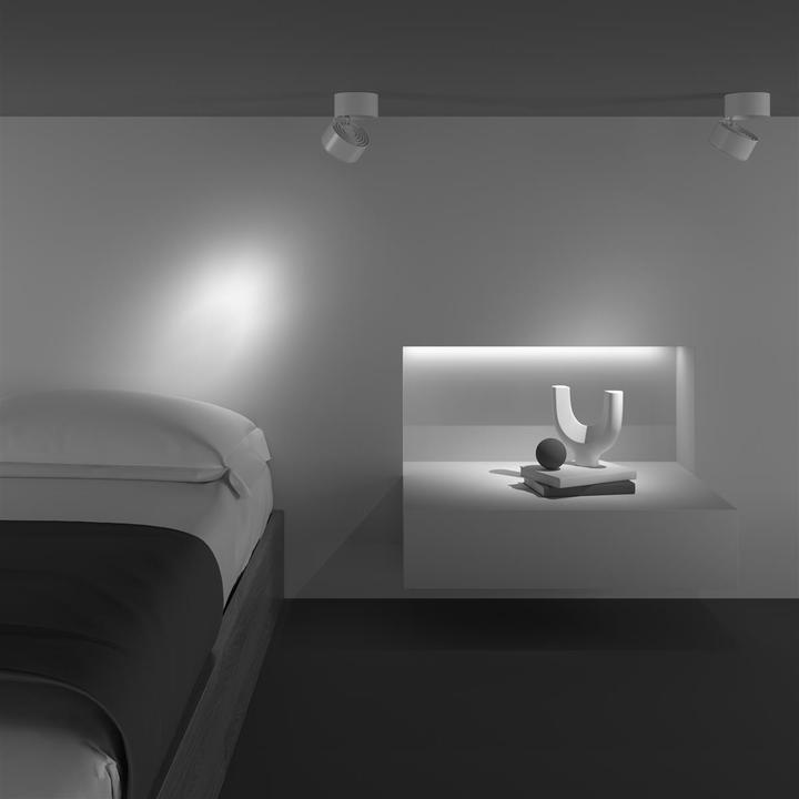 Produktbild Maytoni Yin LED Deckenleuchte, Deckenlampe 15W dimmbar Weiss 3000K 90Ra Warmweiss (1020 lm)