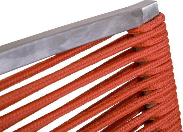 Produktbild Greemotion Stapelsessel Boston, rot, Edelstahl,Rope