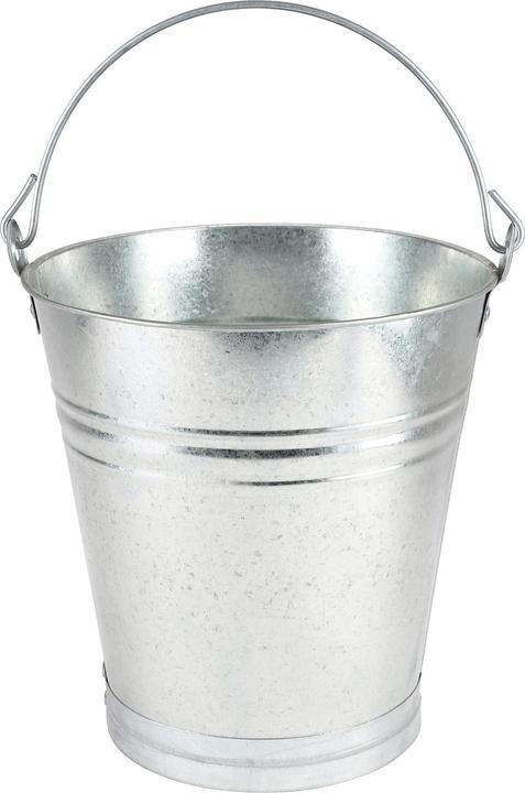 Produktbild Natura Punto Zinkeimer mit Henkel, Fassungsvermögen 12 l, ca. 29,5 x 30 cm (1 Stk.)