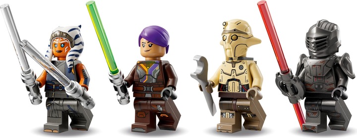 Actual product image LEGO Ahsoka Tanos T-6 Jedi Shuttle (75362, LEGO Star Wars)