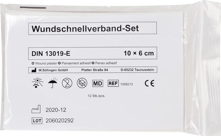 Actual product image Söhngen Plaster quick bandage set (12 x)