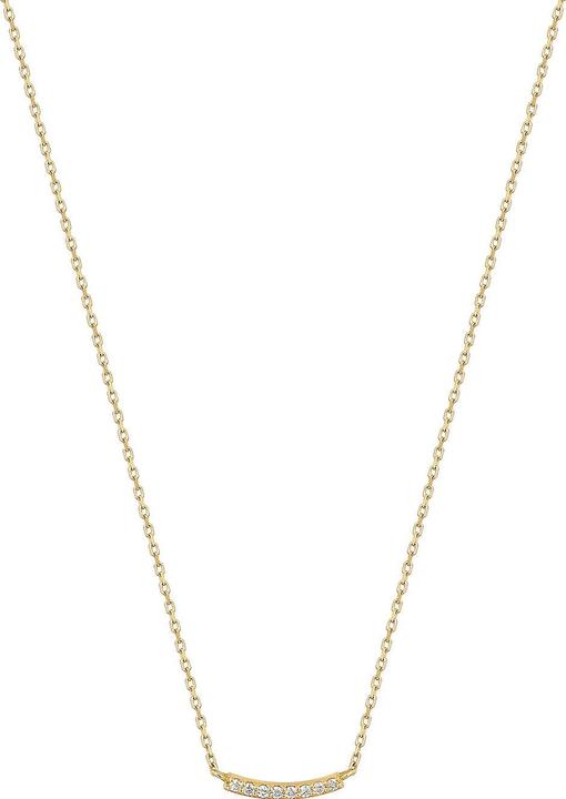 Produktbild Ania Haie NAU004-03YG Magma Curve Damen Halskette Gold 14K, verstellbar (Gelbgold 14K, 40 - 45 cm)