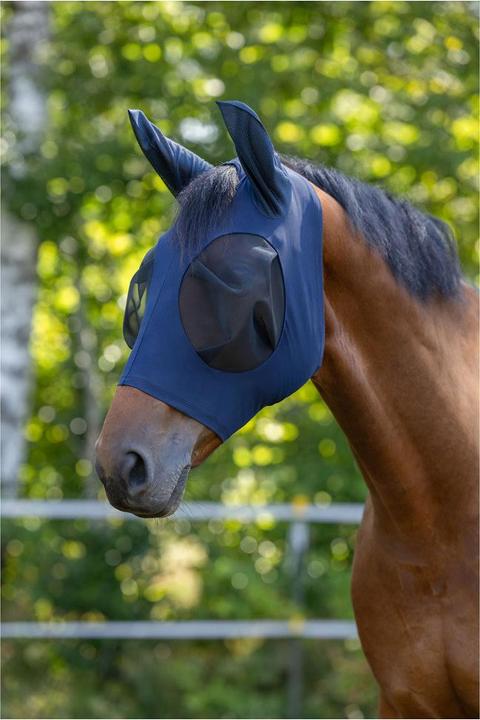 Actual product image Kerbl Fly mask FinoStrech blue, Full