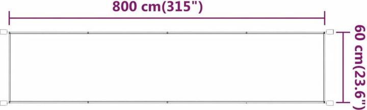 Image du produit vidaXL Senkrechtmarkise (0.60 m)