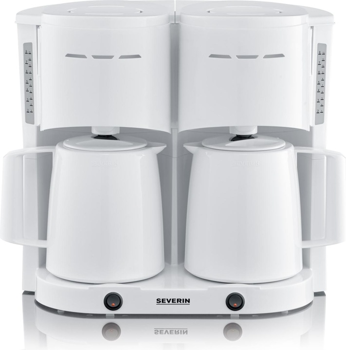 Actual product image Severin KA 9314 Coffee Maker White Capacity Cups=16 Insulated Jug