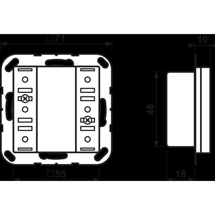 Thumbnail - JUNG, Zubehör Schalterprogramm, A 52931 ST KNX Tastsensor-Modul