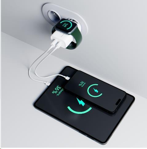 Immagine prodotto 3MK Caricatore di rete HARDY Caricatore PD 2in1 33W per Apple (5903108561938) (33 W, 3 porte)