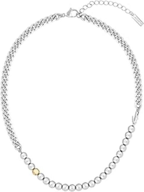 Lacoste - Stylish steel necklace Orbe 2040335 (Stainless steel)