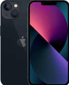 Forza Refurbished iPhone 13 256GB noir remis à neuf (256 Go, Noir, 6.10", 12 Mpx, SIM + eSIM, C / Bon)