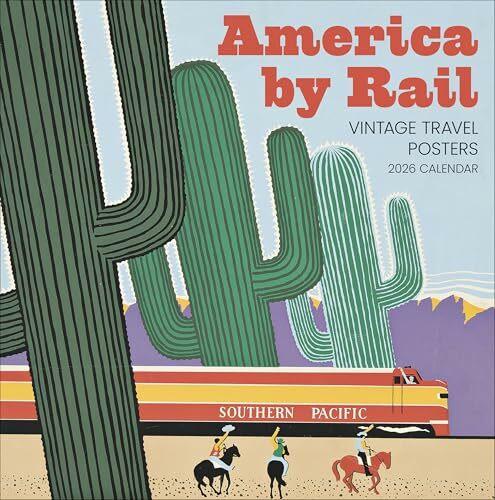 Produktbild America by Rail: Vintage Travel Posters 2026 Wall Calendar