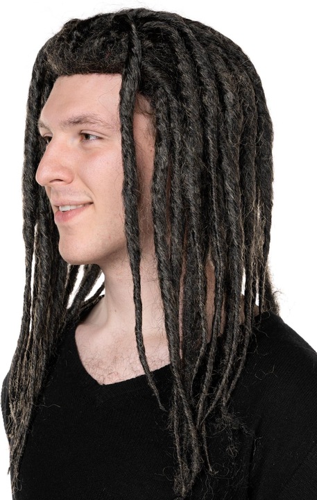 Actual product image Metamorph Schwarze Dreadlock Perücke