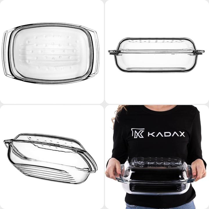 Produktbild Kadax Auflaufform mit Deckel