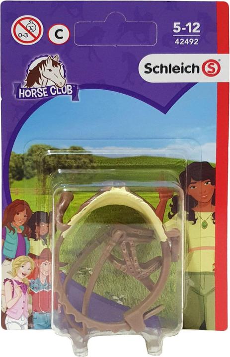 Actual product image Schleich Horse Club saddle and halter Sarah and Mystery