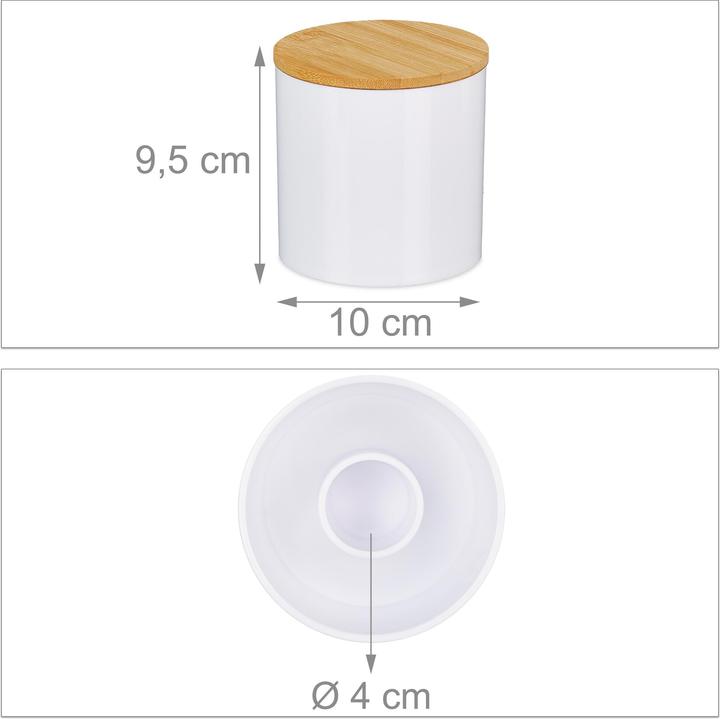 Produktbild Relaxdays Wattepadhalter