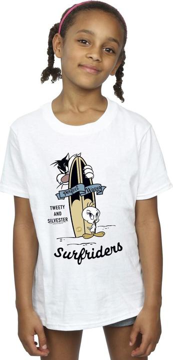 Produktbild Looney Tunes Tweety And Sylvester Perfect Waves TShirt Mädchen (140, 146)