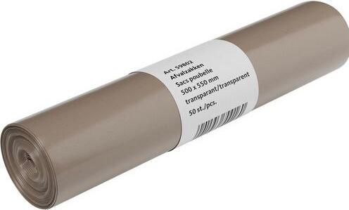 Deiss PK50 MULLBEUTEL 500X550MM 25 L TRANS (50x, 25 l)