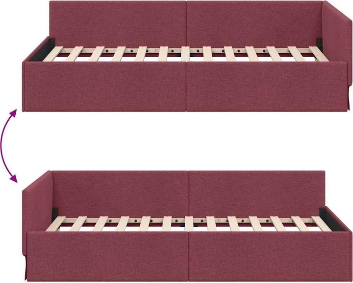 Image du produit vidaXL Eckbettgestell