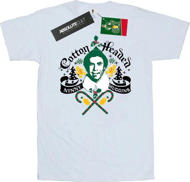 Actual product image Elf Mens Cotton Headed Ninny Muggins T-Shirt (XXL)