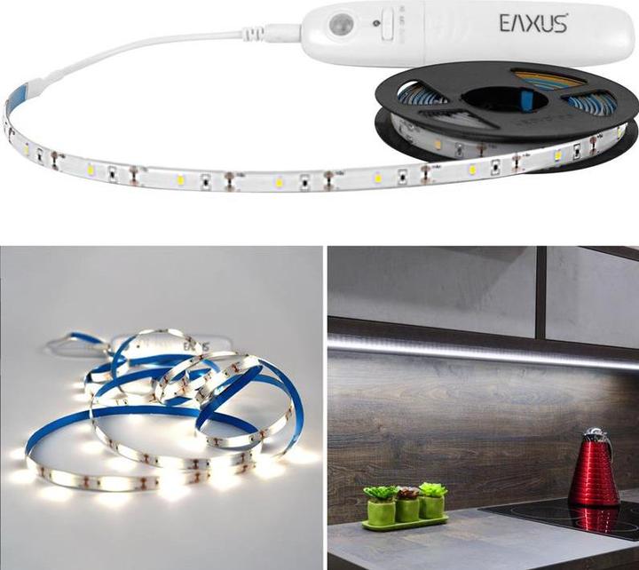 Eaxus LED strips with motion detector (Warm white, 300 cm, Indoor)